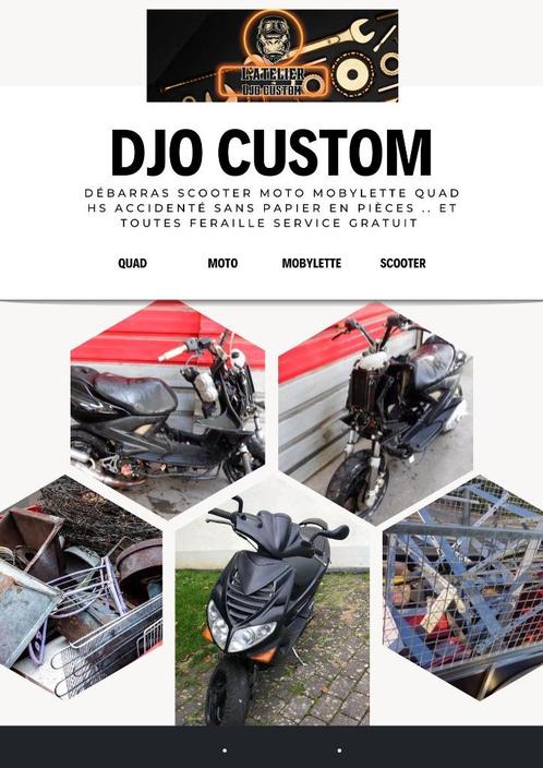 Scooter ; mobylette ; quad, Fietsen en Brommers, Brommeronderdelen | Scooters, Gebruikt, Yamaha, Overige typen, Ophalen of Verzenden