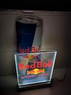 Red bull verlichting en metalen bord, Utilisé, Envoi