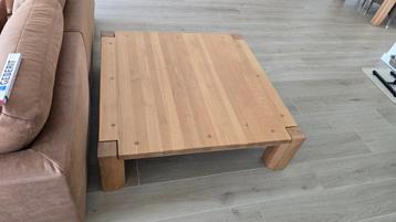 Massief frans eiken salon tafel  beschikbaar voor biedingen