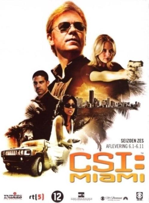 CSI: Miami - Seizoen 6 (1.6) (Nieuw in plastic), Cd's en Dvd's, Dvd's | Tv en Series, Nieuw in verpakking, Overige genres, Verzenden