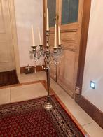 Staande mooie kandelaar, Huis en Inrichting, Ophalen, Gebruikt, Glas, Antiek zilver kandelaar