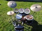 PEARL  drumstel met PAISTE cymbalen, Muziek en Instrumenten, Drumstellen en Slagwerk, Gebruikt, Ophalen, Pearl