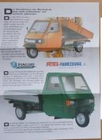 Piaggio APE TM, brochurefolder van 2000, Verzenden, Gelezen, Overige merken