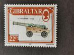 Gibraltar 1987 - kanonnen, wapens, leger, militair, Ophalen of Verzenden, Overige landen, Gestempeld