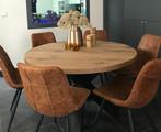 Table ronde, Huis en Inrichting, Tafels | Eettafels, Ophalen, 100 tot 150 cm, Rond, Zo goed als nieuw