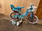 Fiets 14 inch Frozen met zijwieltjes, Fietsen en Brommers, Ophalen, Zo goed als nieuw, Zijwieltjes
