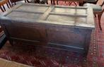 Imposante Antieke Eikenhouten Dekenkist, Antiek en Kunst, Antiek | Meubels | Kasten, Ophalen