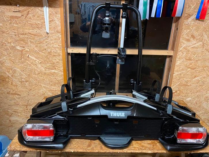 Fietsdrager thule voor 2 elektrische fietsen, Auto diversen, Fietsendragers, Zo goed als nieuw, Ophalen