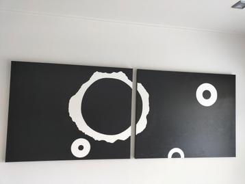Schilderij 2 delig beschikbaar voor biedingen