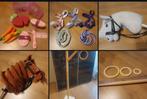 2 stokpaarden met ringrijset en accessoires, Ophalen