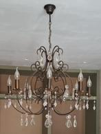 kroonluchter, Huis en Inrichting, Lampen | Kroonluchters, Ophalen, Zo goed als nieuw, Glas, Klassiek