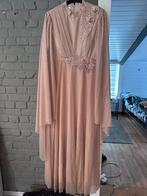 Feest jurk, Robe de gala, Porté, Rose, Taille 42/44 (L)