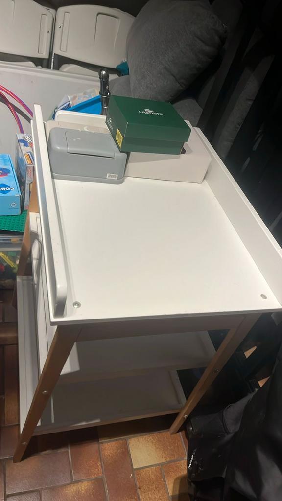Quax luiertafel Hip wit – naturel, Kinderen en Baby's, Badjes en Verzorging, Zo goed als nieuw, Overige typen, Overige merken