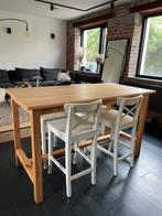 Table haute 160x80cm, Maison & Meubles, 150 à 200 cm, Cinq personnes ou plus, Enlèvement, Utilisé