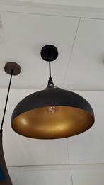 Hanglamp zwart/goud, Ophalen, Zo goed als nieuw