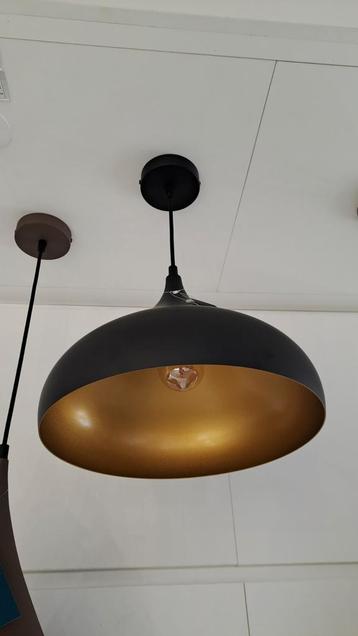 Hanglamp zwart/goud beschikbaar voor biedingen