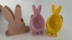 2 eierdopjes en servettenhouder Paashaas, Ophalen of Verzenden, Nieuw