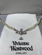 Collier de perles en argent Vivienne Westwood avec pendentif, Enlèvement ou Envoi, Neuf, Argent, Avec pierre précieuse