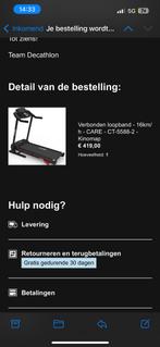 Loopband  - 16km/h - care -- kinomap, Sport en Fitness, Loopsport en Atletiek, Ophalen, Zo goed als nieuw