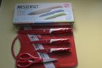 Messenset 3-delig, x2, merk King, Ophalen of Verzenden, Nieuw, Overige materialen, Los bestek