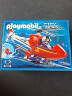 Playmobil 4824 Brandweerhelicopter, Ophalen, Zo goed als nieuw, Complete set