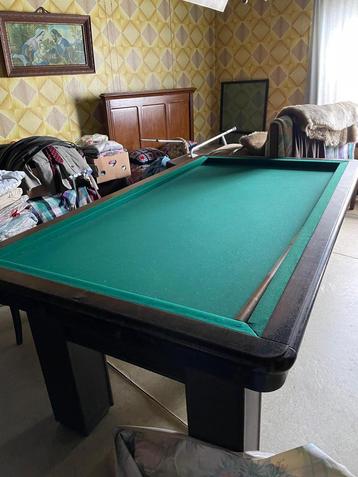 Drieband biljarttafel met ballen, keus en telraam, Sport en Fitness, Biljarten en Poolen, Ophalen, Gebruikt, Biljarttafel