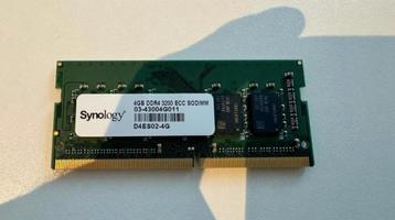 Synology RAM D4ES02-4G 4GB ECC SODIMM geheugen NIEUW