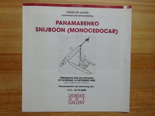 Panamarenko 2000 invitatie /folder Deweer Otegem, Boeken, Kunst en Cultuur | Beeldend, Gelezen, Ophalen of Verzenden