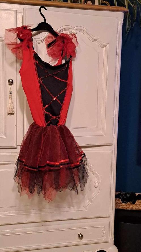 Déguisement Diablesse 7-9 ans, Kinderen en Baby's, Carnavalskleding en Verkleedspullen, Zo goed als nieuw, Ophalen