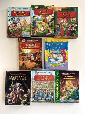 8 kinderboeken Geronimo Stilton beschikbaar voor biedingen