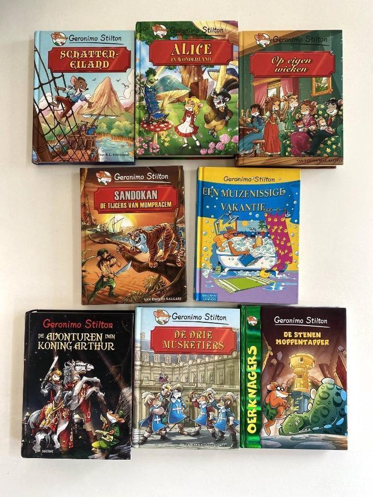 8 kinderboeken Geronimo Stilton, Boeken, Kinderboeken | Jeugd | onder 10 jaar, Gelezen, Ophalen
