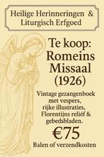 Romeins Missaal (1926) met Vespers & Illustraties., Ophalen of Verzenden