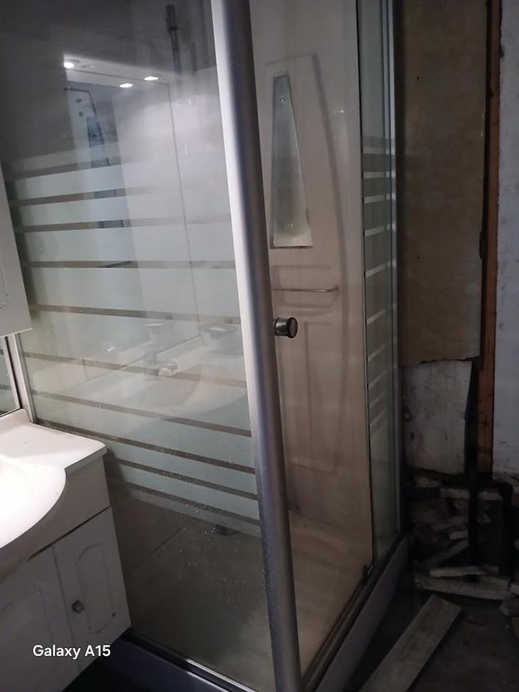 Badkamermeubel + Douchecabine te koop, Huis en Inrichting, Badkamer | Complete badkamers, Gebruikt, Ophalen