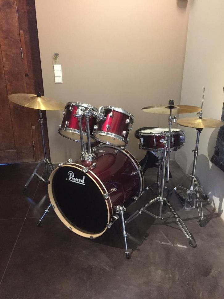 Batterij van het Pearl forum, Muziek en Instrumenten, Drumstellen en Slagwerk, Gebruikt, Pearl, Ophalen
