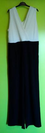 salopette synthétique noir écru à tirette LOLA & LIZA, Kleding | Dames, Lola Liza, Zo goed als nieuw, Maat 46/48 (XL) of groter