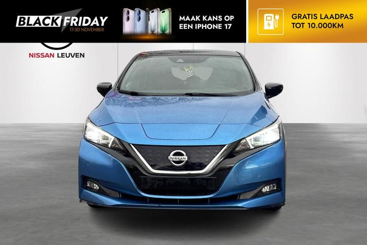 Nissan LEAF Takna+ 62 kWh-Cam-Gps-Carplay-bose-Cold-pack Nis, Auto's, Nissan, Bedrijf, Te koop, Leaf, 360° camera, ABS, Adaptive Cruise Control