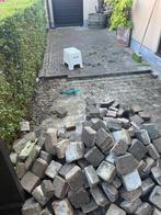 Gratis - Klinkers 10x10 cm - 5cm dik - +- 12 m2, Tuin en Terras, Ophalen, Gebruikt, Klinkers