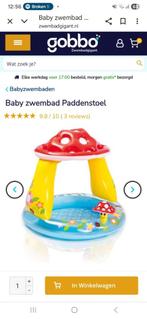 Baby- peuterzwembadje paddenstoel, Tuin en Terras, Ophalen, Gebruikt, Minder dan 80 cm, Opblaaszwembad