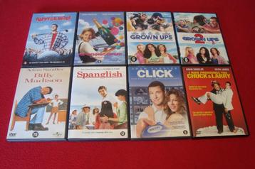12 dvd's met adam sandler beschikbaar voor biedingen