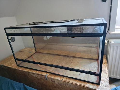 Mooi groot terrarium 1m, Dieren en Toebehoren, Reptielen en Amfibieën | Toebehoren, Gebruikt, Terrarium of Paludarium, Ophalen