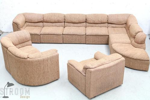 Laauser Modulaire Sofa Bank Zithoek Vintage Design Jaren 70, Huis en Inrichting, Zetels | Zetels en Chaises Longues, Gebruikt