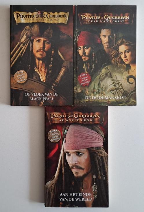 Pirates of the Caribbean deel 1 + 2 + 3 – NL - Disney, Livres, Livres pour enfants | Jeunesse | 10 à 12 ans, Utilisé, Enlèvement ou Envoi