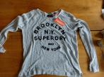 Superdry trui,maat M,grijs/wit gestreept,NIEUW, Ophalen of Verzenden, Nieuw, Maat 38/40 (M), Wit