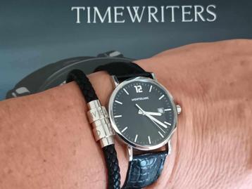 Montblanc Summit Black Dial Quartz Men's Watch 7093 39 mm beschikbaar voor biedingen