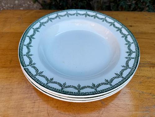 3 diepe borden Boch Ney, Antiek en Kunst, Antiek | Servies los, Ophalen of Verzenden