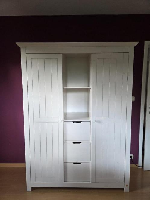 Chambre Junior complète Pinolino (Nina) en Pin Massif blanc, Huis en Inrichting, Slaapkamer | Complete slaapkamers, Zo goed als nieuw