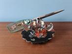 Vintage briefopener en pennenhouder in hars, Ophalen of Verzenden, Huis en Inrichting