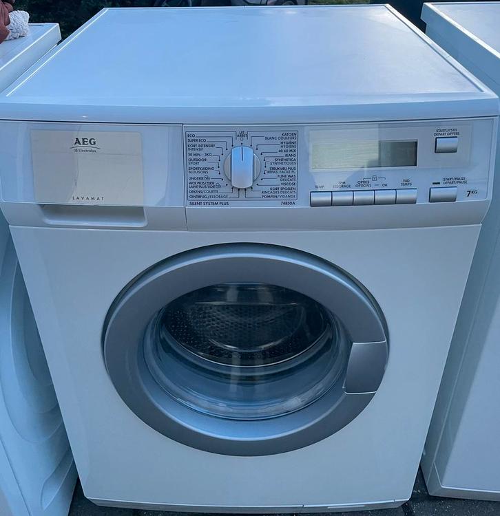 Zeer mooie AEG wasmachine, Electroménager, Lave-linge, Utilisé, Chargeur frontal, 6 à 8 kg, 1200 à 1600 tours, Classe énergétique A ou plus économe