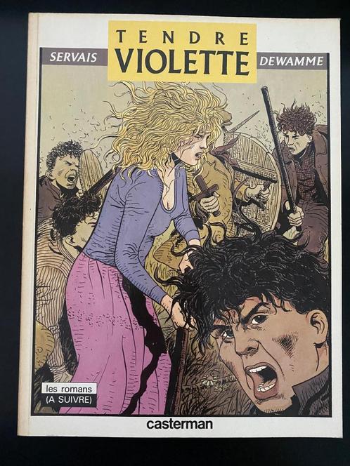 Dewamme Servais Tendre Violette T1 1982, Boeken, Stripverhalen, Zo goed als nieuw, Eén stripboek, Ophalen of Verzenden