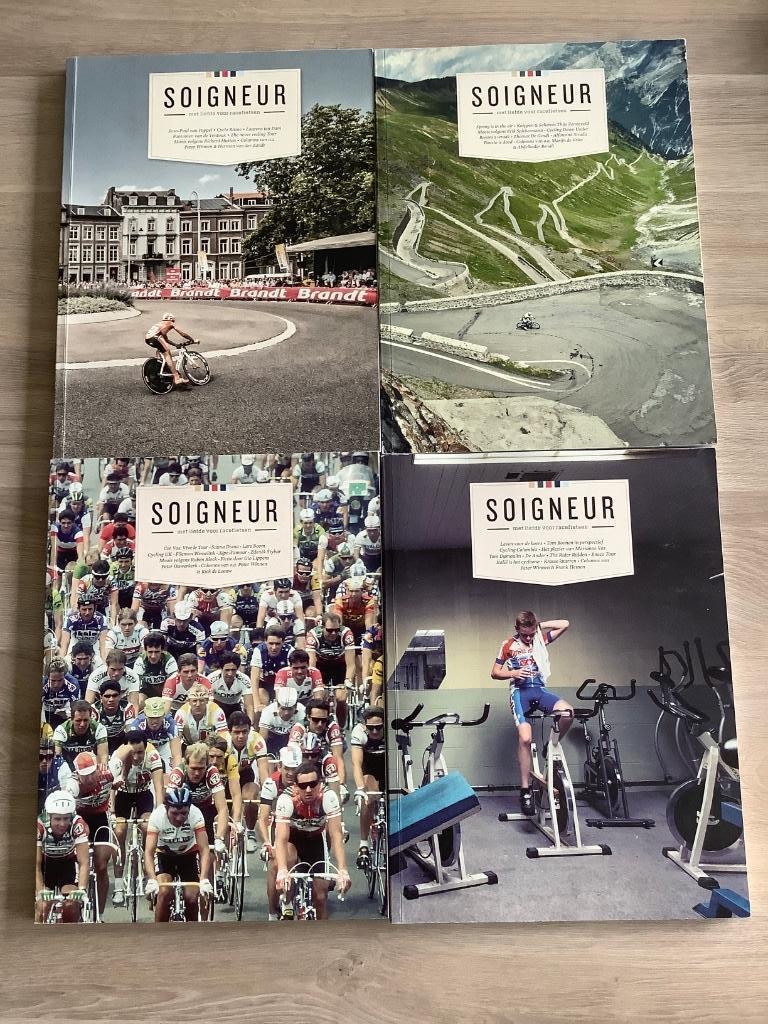 Soigneur Wielermagazines nummers 2,3,4 en 5, Boeken, Sportboeken, Soigneur, Lopen en Fietsen, Ophalen of Verzenden, Zo goed als nieuw